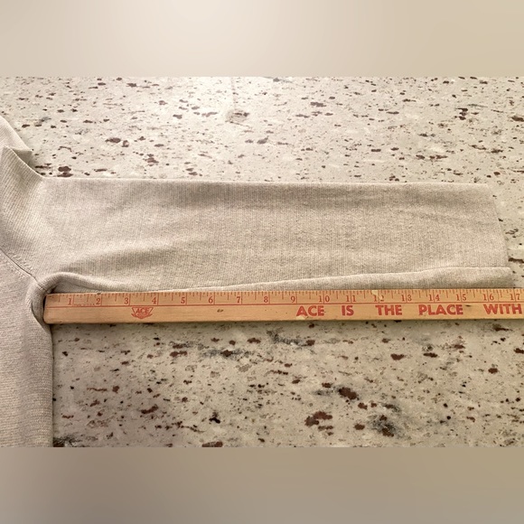 Shirt-Jacket “Shacket”, Sz L, light gray, smooth knit, Banana Republic - Picture 7 of 13